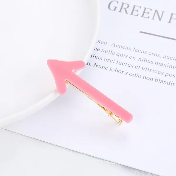 아크릴 크리에이티브 화살표 프레쉬 심플 장난기 소녀 큐티 클립집게핀