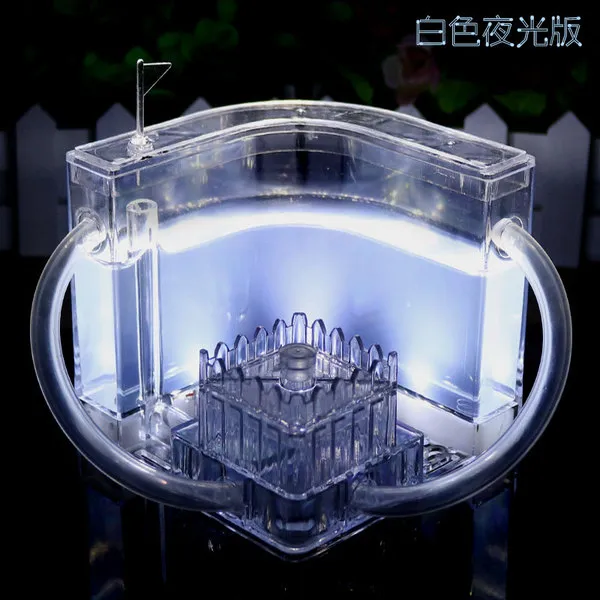 아크릴 개미집 개미 키우기 세트 관찰 아크릴개미집, 백색 + LED 조명