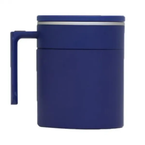 큐팡 규빅 기량 전자동 간편 인싸템 커피잔 와이드 자력 사무실 스핀 전동 물컵 블루 배터리 타입 ~.