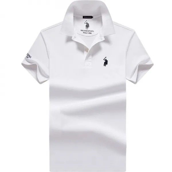 해외 직구 여름 폴로 셔츠 남성 반팔 T 셔츠면 옷깃 단색 반소매 S-6XL 사이즈