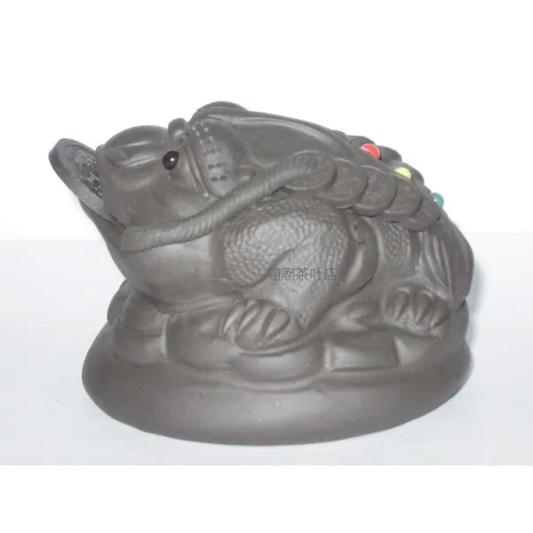 와이유 금두꺼비 의흥자사차총수전수소호모재차놀이두꺼비단니열매총차세트삼족, 재물을 끌어다 복을 받다.