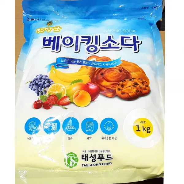 베이킹 소다 맛장군 1kg X4개 가루 분말 식당용 업소 아미소몰 1