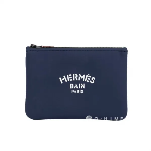  에르메스 클러치 Trousse Flat Neobain Pm 네이비