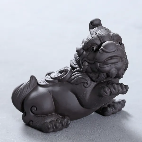 기타 풍수 두꺼비 크리에이티브 다도 부품인 쯔사다총각은 큰 사이즈의 재물, 자주색 모래가 재물을 맞이하다.