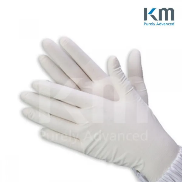 Km 인조합성고무 니트릴 장갑 S타입 롱형 50켤레입 실험실 연구실 제약 바이오 반도체 L L