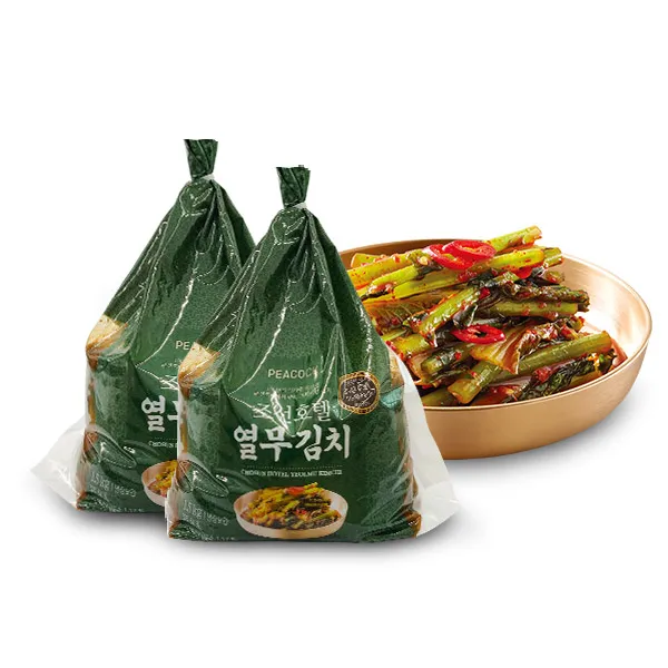 피코크 조선호텔 열무김치 1.5kgX2팩 + 총각김치 1kg (총 4kg), 단품
