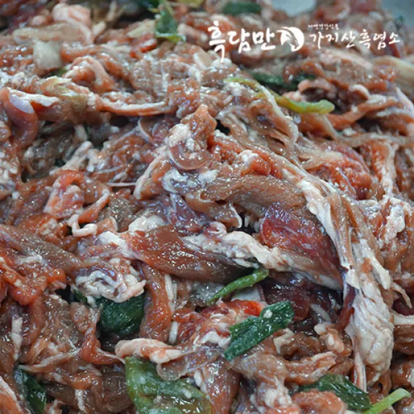 가지산흑염소 불포화지방산 불고기 500g 1kg, 1팩