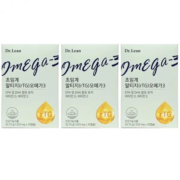 닥터린 초임계 알티지(rTG) 오메가3, 30캡슐, 3박스