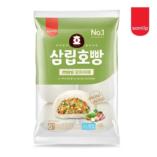 삼립 냉동 꼬마호빵 야채 3봉