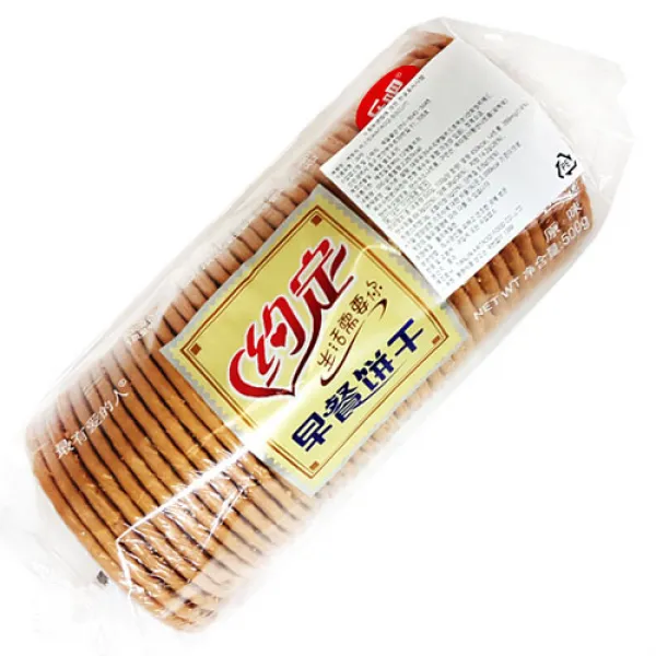 중국과자 조찬빙 1줄 비스킷 케토치 옛날과자 수입과자 아침식사과자 500g, 1개