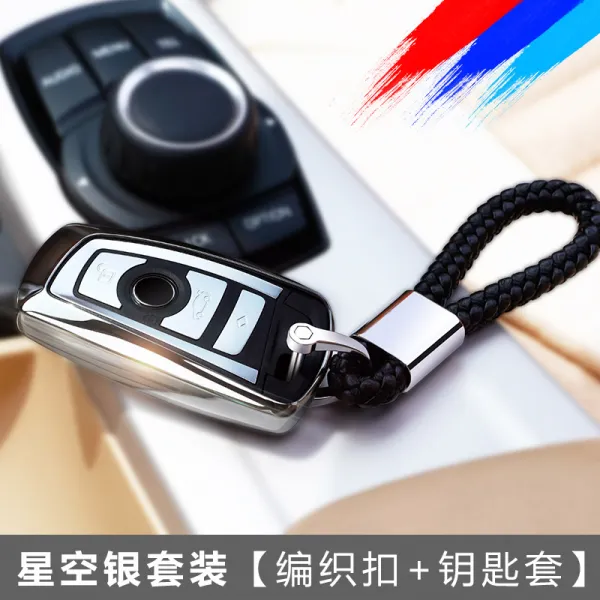 직구갤러리 키갑 BMW에 적용 신로 3노쇠함 5계X3X4M계7계 등 젤라틴 있음 버튼, 실버  기준이 없다 편직단추 껍데기