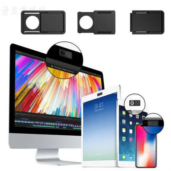 3PCS 개인 정보 보호 매우 얇은 카메라 쉴드 웹캠 커버 iPad 스마트 폰 태, 상세내용참조