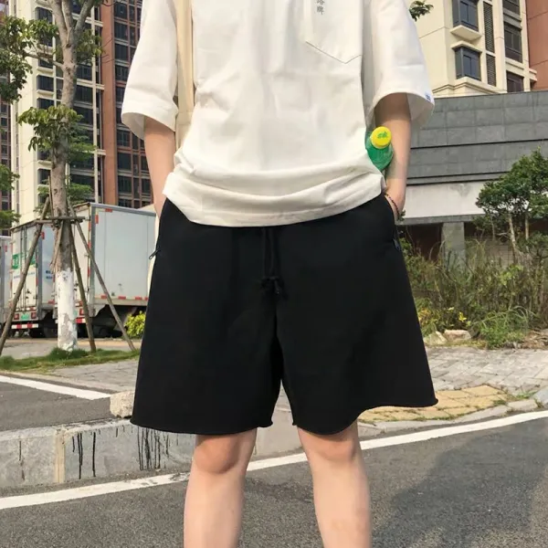 Jun.18 34번 여름 5부 바지 예지시즌6 칸예 무게감 구닥다리미식 트레이닝 반바지 남풍Z