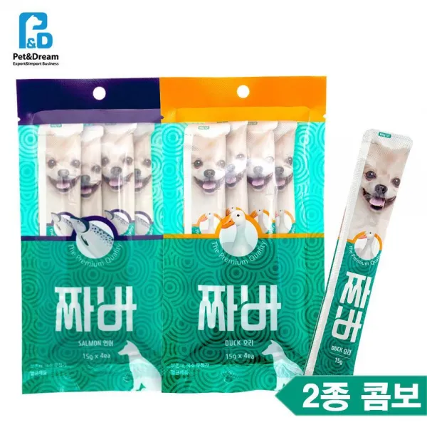 면역력에 좋은 노견 유산균 연어간식 2종 신선간석 멍이용 장기능 임신견 개선 출산견 피부