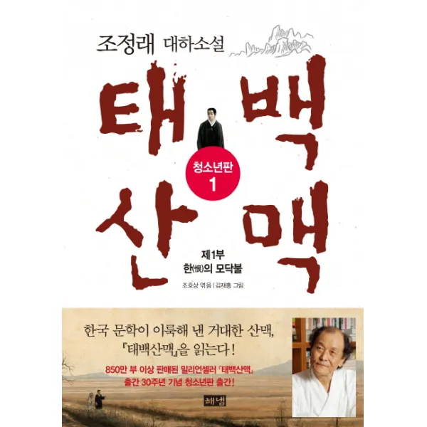 태백산맥. 1: 제1부 한의 모닥불(청소년판):조정래 대하소설, 해냄출판사