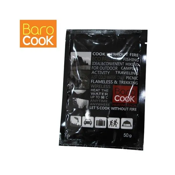[기타브랜드] [BaroCook] 바로쿡 발열팩 50g(850ml 도시락용 10개)-모든음, 단품
