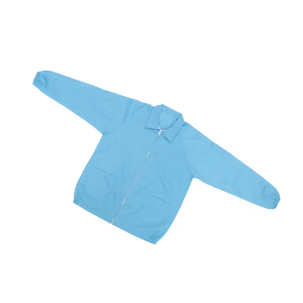 FWT 보호 복 방진 정전기 방지 의류 workwear 재킷 옷깃 xl 블루