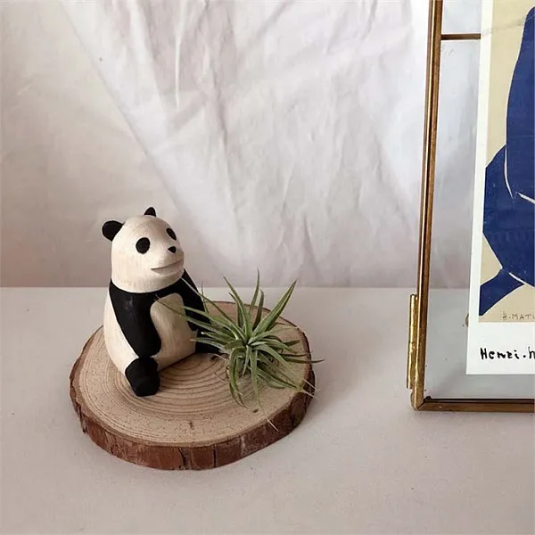 피우다 피우다 PIUDA 팬더 우드 장식인형 피규어 (2614918)