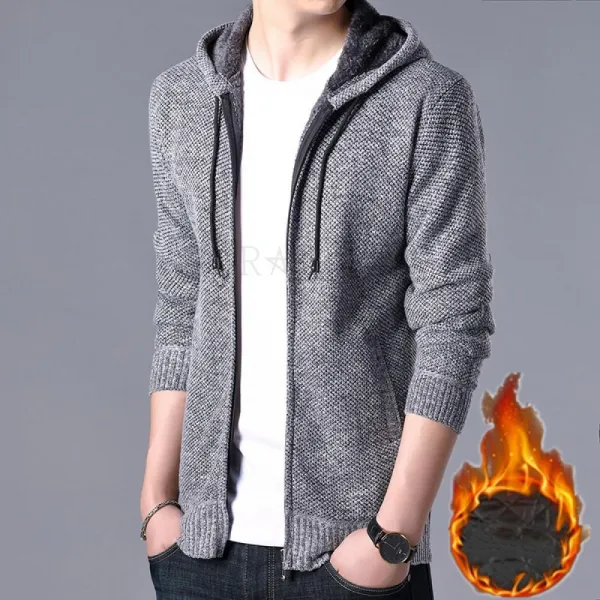 Kirahosi 가을 남성 니트 가디건 자켓 점퍼 코트 패션 M 34 +덧신 증정 Dot5w4oa