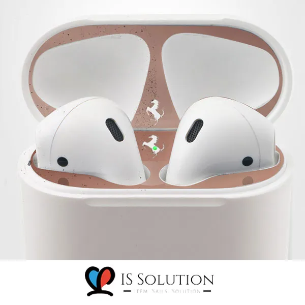 잇템애플 에어팟1 2 마크 철가루 방지 스티커 메탈 차이팟 아이팟 무선 이어셋 철가루 스티커 이어로팟 에어로팟 키링 스티커 As003 블랙 As003 마크 메탈 철가루 스티커