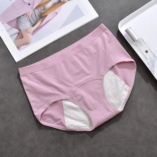 생리 팬티 여 생리전후 탈루방지 미디움 바지 이모 위생바지 순면 항균 밑위 통기
