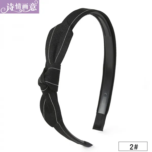 헤어밴드 오버요정이 외출헤어카드 헤어바울을 묶는 심플한 한국헤어여단의 감미롭고 귀여운 그물홍이다, 2 # 블랙