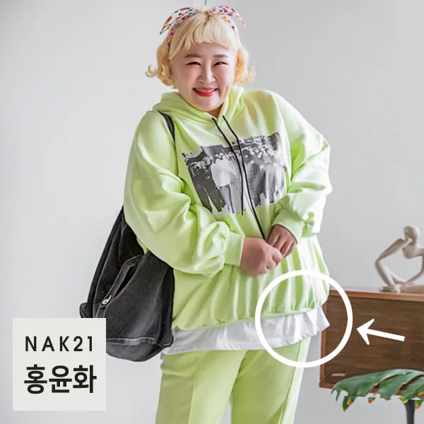 [나크21] (55~120) 옆트임 레이어드 스커트 KOA-P-12/빅사이즈