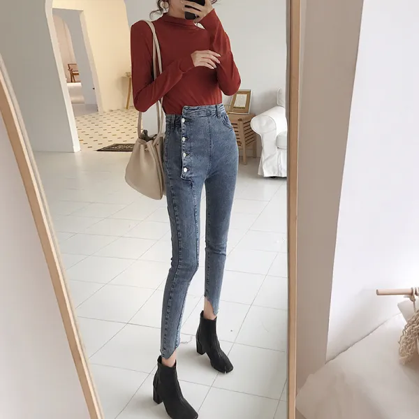 머머다 머머다 여성 스키니진 청바지 섹시한 하이웨스트12 Xxp12 577706178023