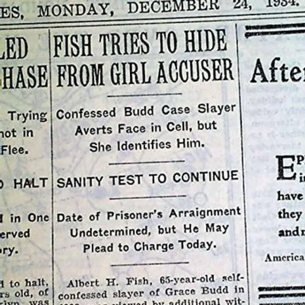 9월 해외 ALBERT FISH 연쇄 살인범 아동 강간범 식인종 CUSTOD