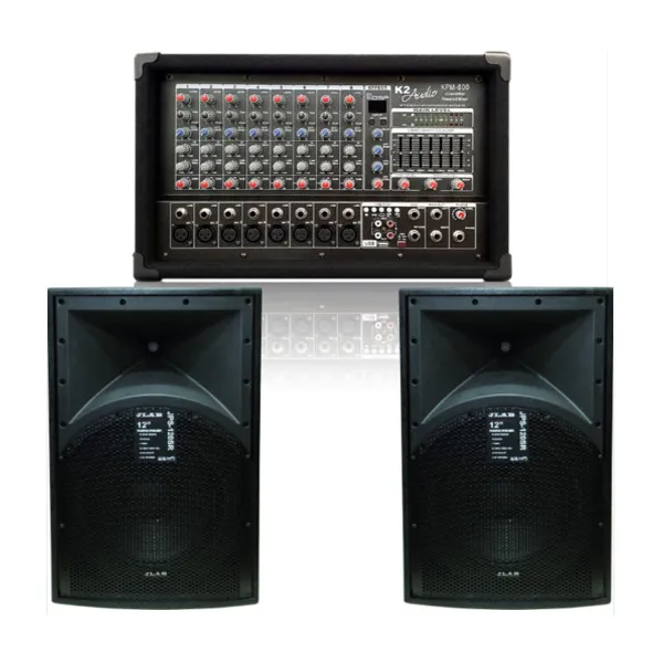 JLAB 파워믹서 스피커SET(파워드믹서JPS-800+JPS-150SRx2ea)라이브공연 행사장 클럽 음향장비 교회음향기기, JPS-800/JPS-150SR