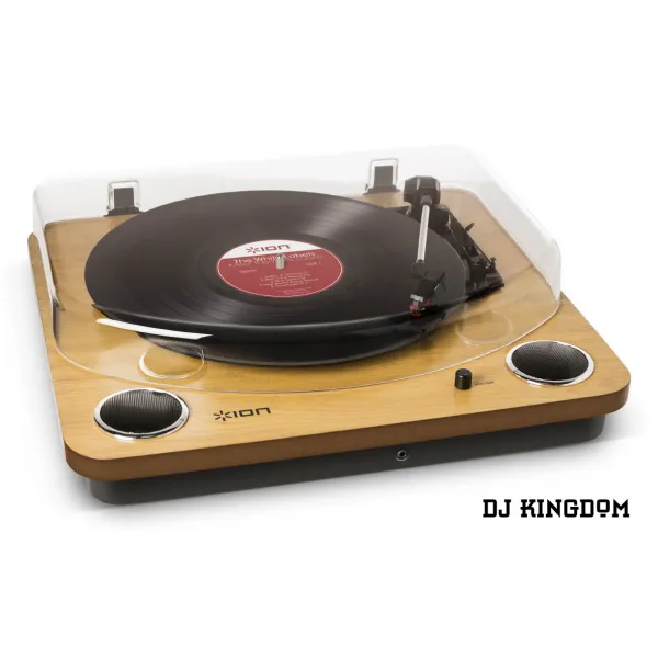 턴테이블 ION MAX LP민간용 블랙고무 유성기축음기 음반 turntable심플 패션, T01-나무무늬 덮개 자유 확성기