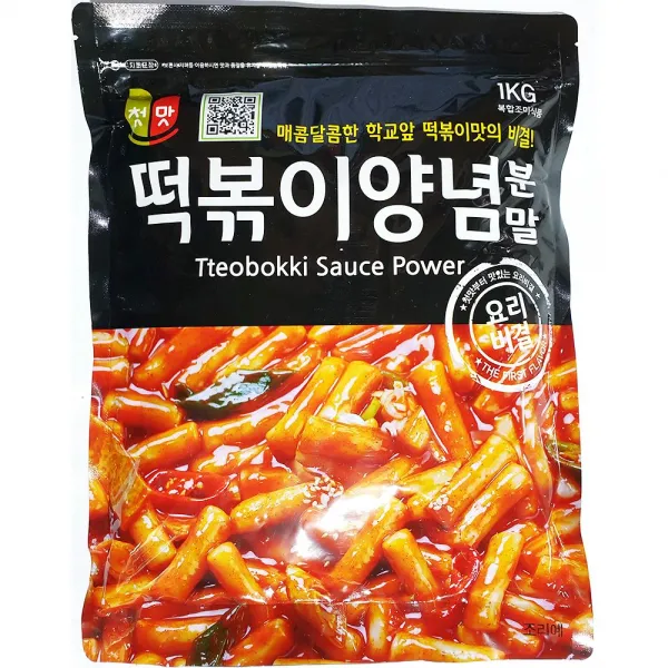 MDF5834 업소용 분식 식당 식자재 청우 떡볶이양념 분말 1kg 떡볶이양념/떡볶이양념분말/식자재떡볶이양념/식자재양념, 1개