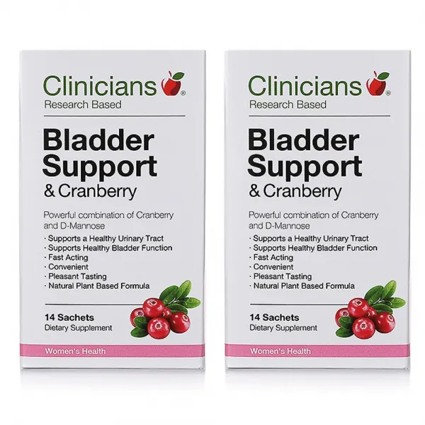 클리니션스 Clinicians Bladder Support & Cranberry 14 sachets 방광 지원 및 크랜베리 14봉지입 2팩