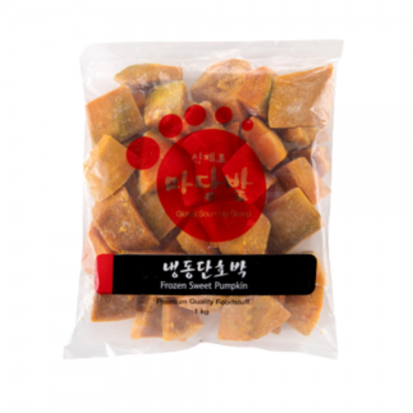 텃골푸드 마당발 냉동 단호박 탈피 1kg, 1개