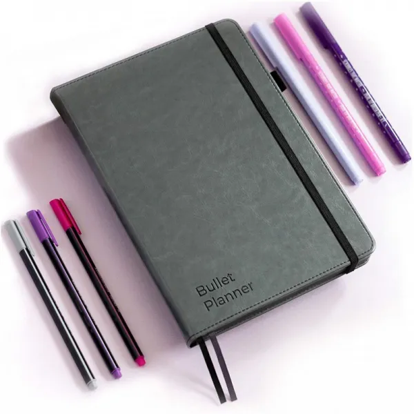 B5 Bullet Planner 2021-2022 Undated-조직화 된 삶과 정돈 된 마음은이 계획자입니다-당신이 계속 연락 할 계획자, 단일옵션