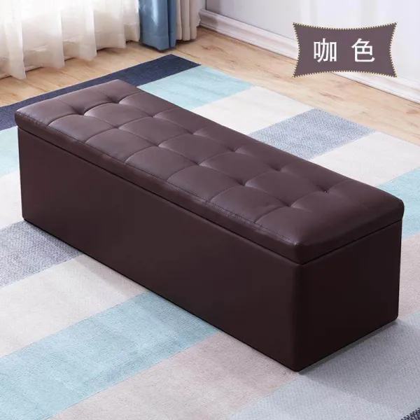 가죽 U 저축 기다리다 심플 없어 등받이 산산이 부서지다 휴식 구의자 신발을 바꾸다, 커피 색상 롱 120 *와이드 40 묵인