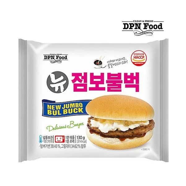 대풍년 뉴점보불벅 130g 편의점버거 매점빵식사 불고기버거, 1개