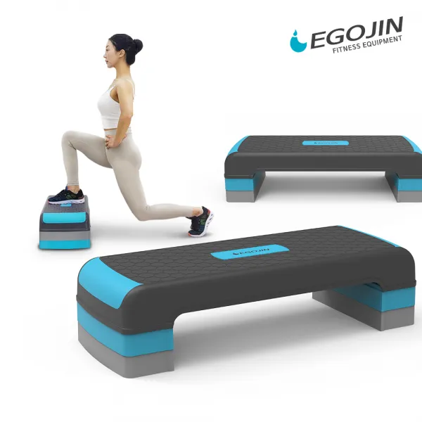 코리아휘트니스 스텝박스 3단 다크그레이 계단운동기구 스테퍼 단품