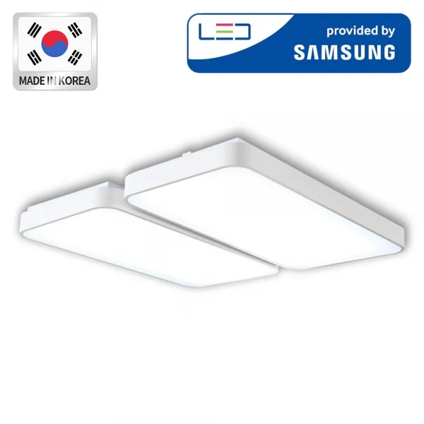비추다 국내제작 시스템 거실4등 LED전등 조명 100W 삼성칩 AS 2년, 블랙