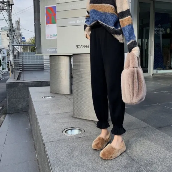 Kirahosi 봄 여성 조거 팬츠 예쁜 카고 바지 36 Amo55co 가을 여자