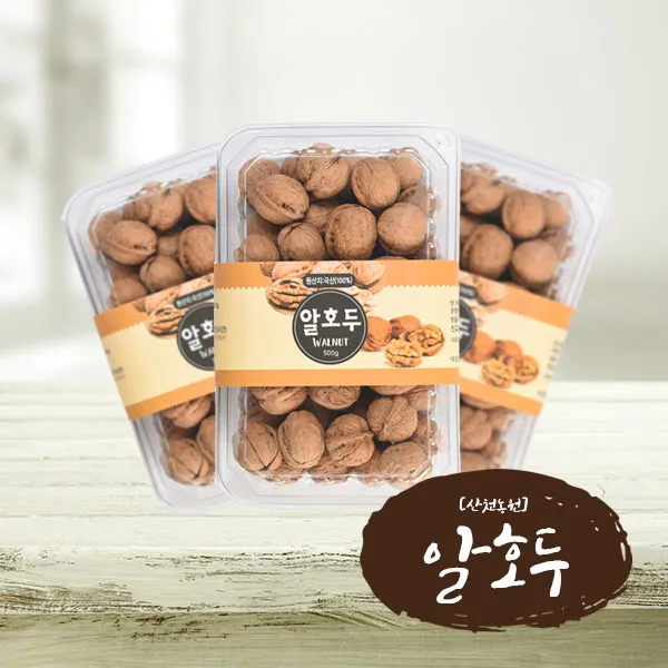 [산천농원] 국내산 알호두 500gx3팩, 옵션없음, 옵션없음