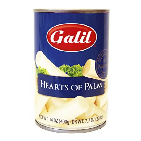 Galil Whole Hearts of Palm All Natural/Non-GMO 14-Ounce Cans (Pack of 12), 1