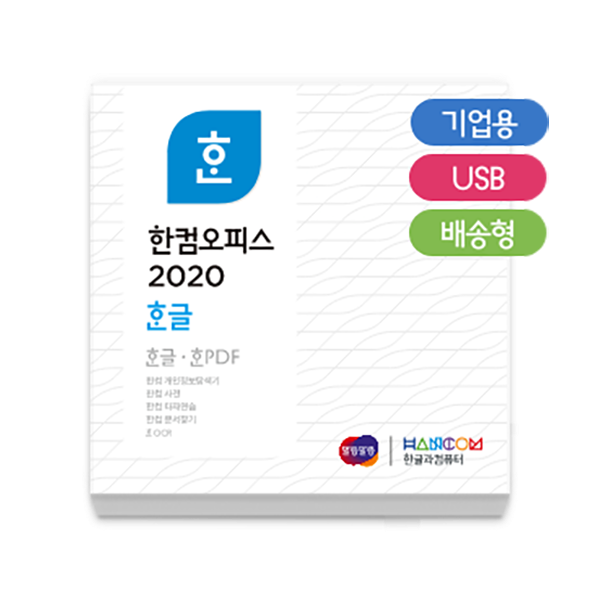 한글과컴퓨터 한컴오피스 한글 2020 기업용 패키지 USB