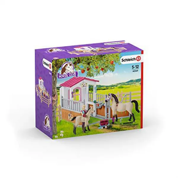 Schleich Horse Club Horse 마구간 Arab 말 and Groom 26-piece 교육용 플레