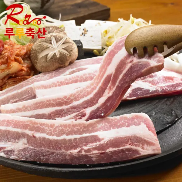 루루축산 삼겹살 구이용 500g+500g 총1kg 수입돼지고기, 1팩