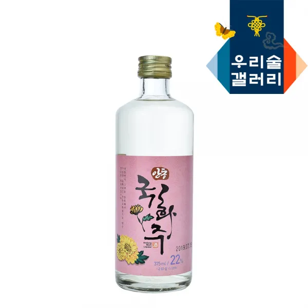 [우리술갤러리] 우리술 민속주 대한민국 전통주 골라담기 장바구니 합배송 [회곡양조장] 안동국화주 22도 375ml, 1병