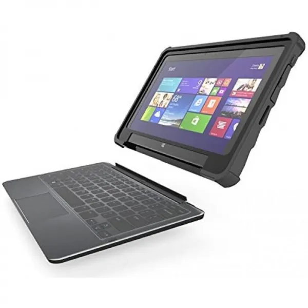 Dell Latitude 11 5175 2-in-1 노트북을 위해 설계된 K-12 학생 교사 어린이 - 검은색 튼튼함 충격 흡수 극약 낙하 방지:, 단일옵션, 단일옵션, 단일옵션