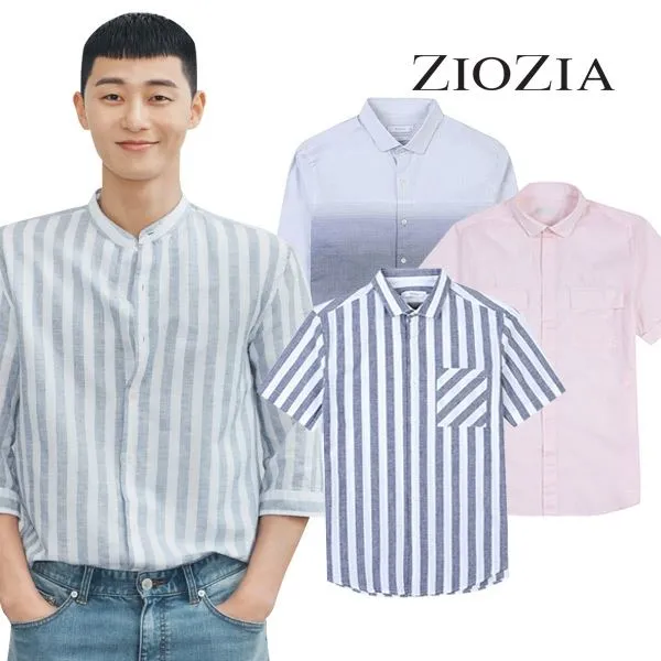 ZIOZIA 지오지아 시원한 여름 캐주얼 셔츠 균일, 09. AAX2WC1111_WT_95/FREE