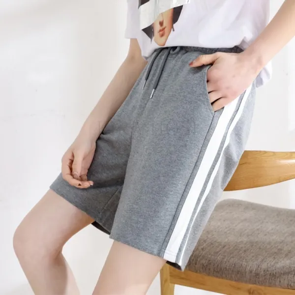 Kirahosi 여성 여름 밴딩 바지 핫팬츠 반바지 46 Aqh6cja