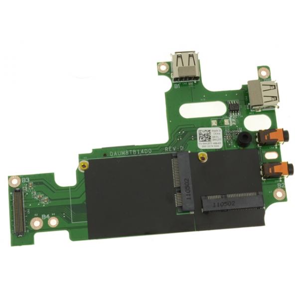  해외직구 부품 담당자 Dell Oem Inspiron 14r N4010 오디오 잭 Usb Io 회로 기판 Wwan Hn3tt One Color_one Size